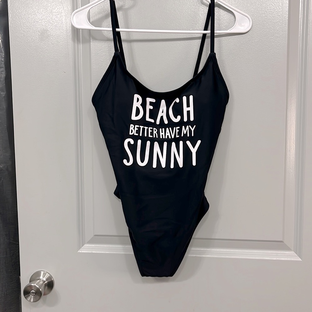 Black beach better have my sunny Swimsuit